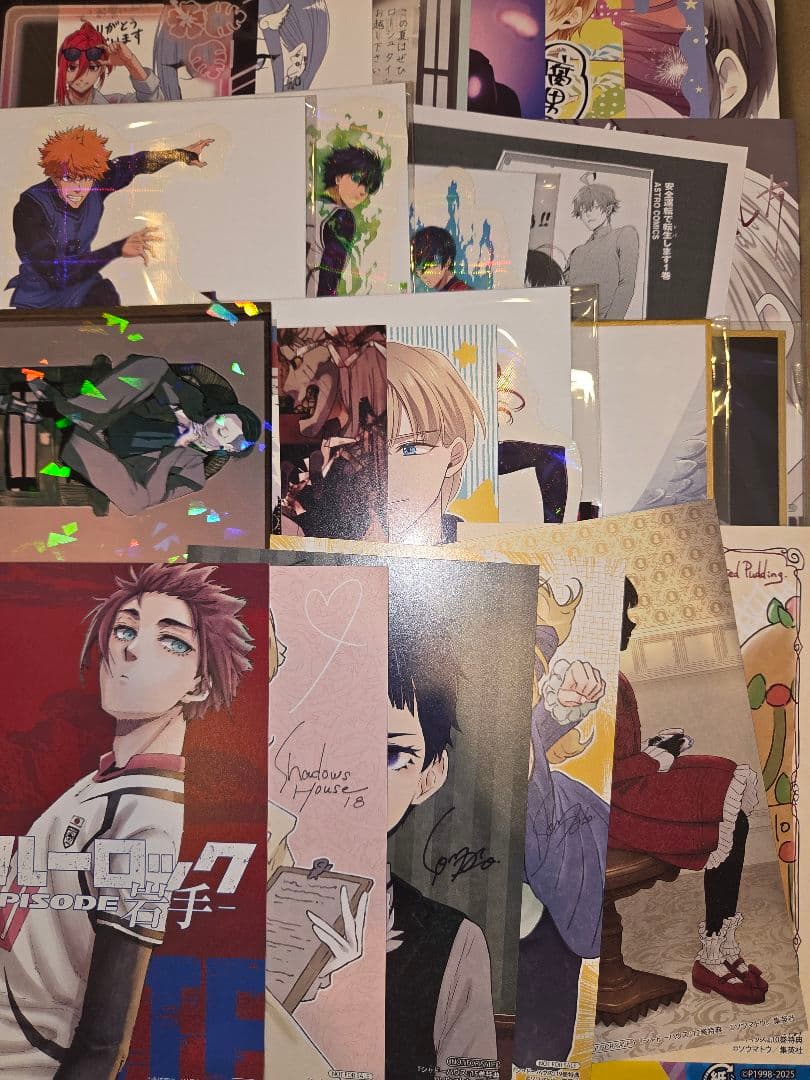 アニメグッス　大量まとめ売り　紙類・薄物・カード・シール約1000点以上