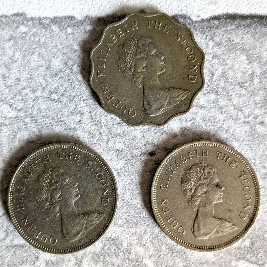 香港ドル 硬貨 1979年〜1982年 ビンテージ 旧貨幣 3枚セット - メルカリ