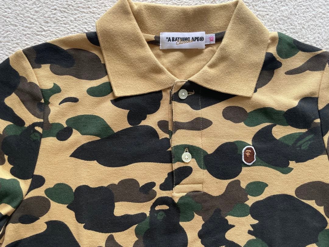A Bathing Ape Bape カモフラージュ ポロシャツ エイプ