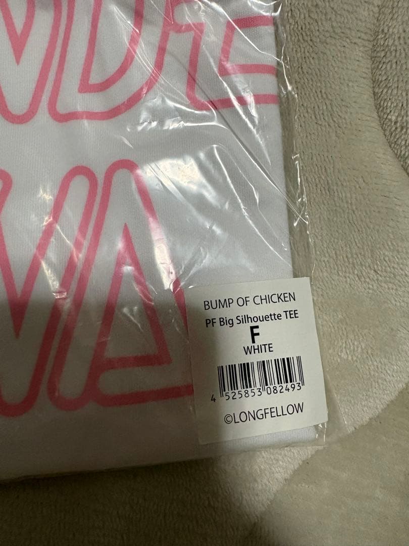BUMP BUMP OF CHICKEN ビッグシルエットTシャツ ホワイト OF CHICKEN SHOP