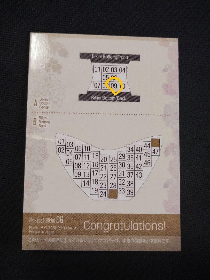 未梨一花　ピンスポビキニカード　バック最高部
