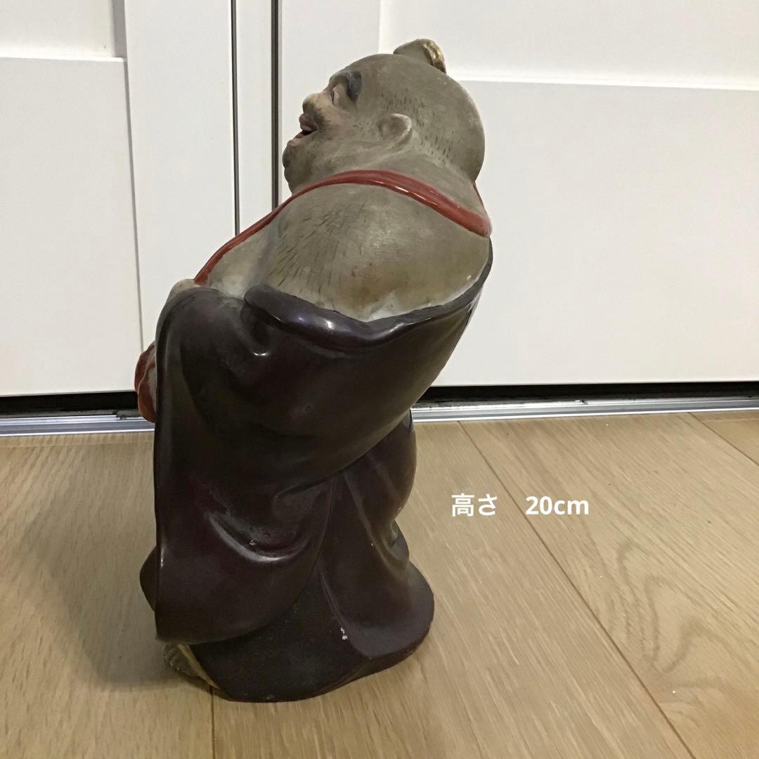 明治時代九谷焼布袋様布袋さま置物縁起物招福商売繁盛