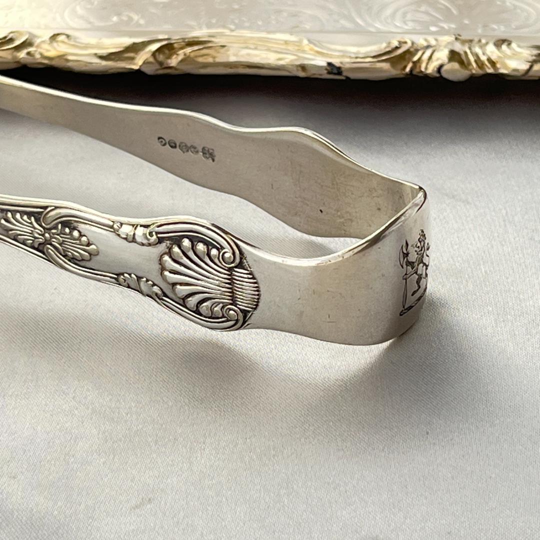 【英国】 キングスパターンのアイストング 【シルバープレート】