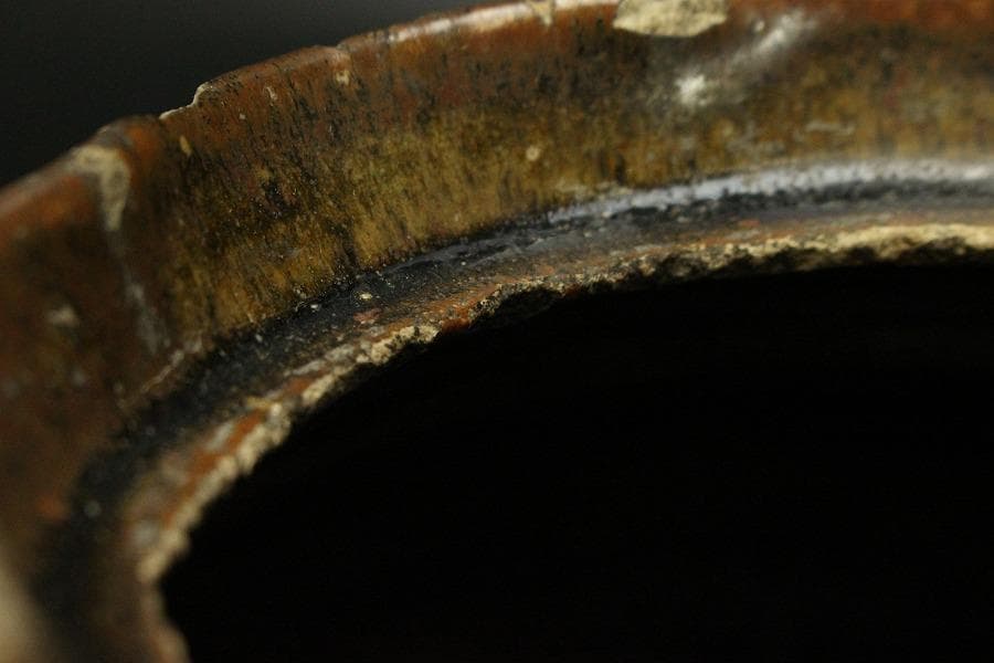 古瀬戸 砂金袋型 水指 茶道具 江戸時代(ZE566)