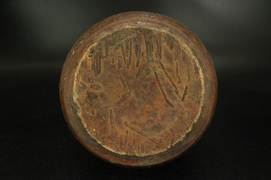 古瀬戸 砂金袋型 水指 茶道具 江戸時代(ZE566)