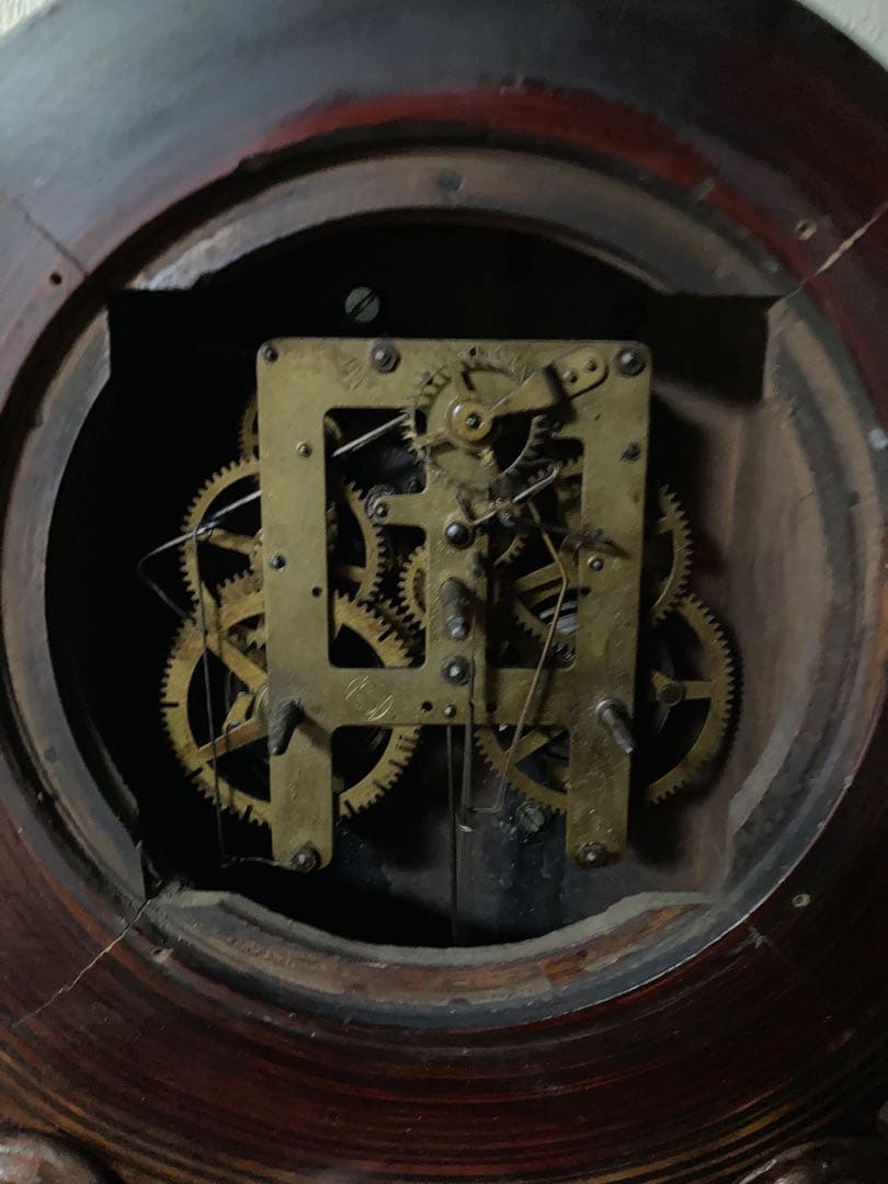 精工舎 ダルマ 四つ玉アンティーク柱時計 修復済