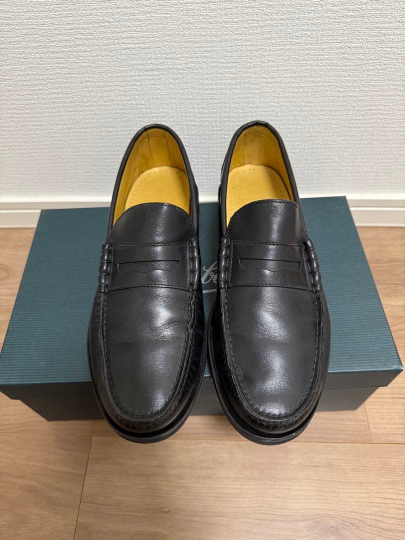 【美品】Paraboot パラブーツ ブライトン ローファー ブラック　uk5