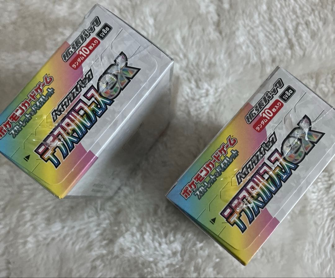 ポケモンカードゲーム テラスタルフェスex シュリンク付き未開封 2BOX