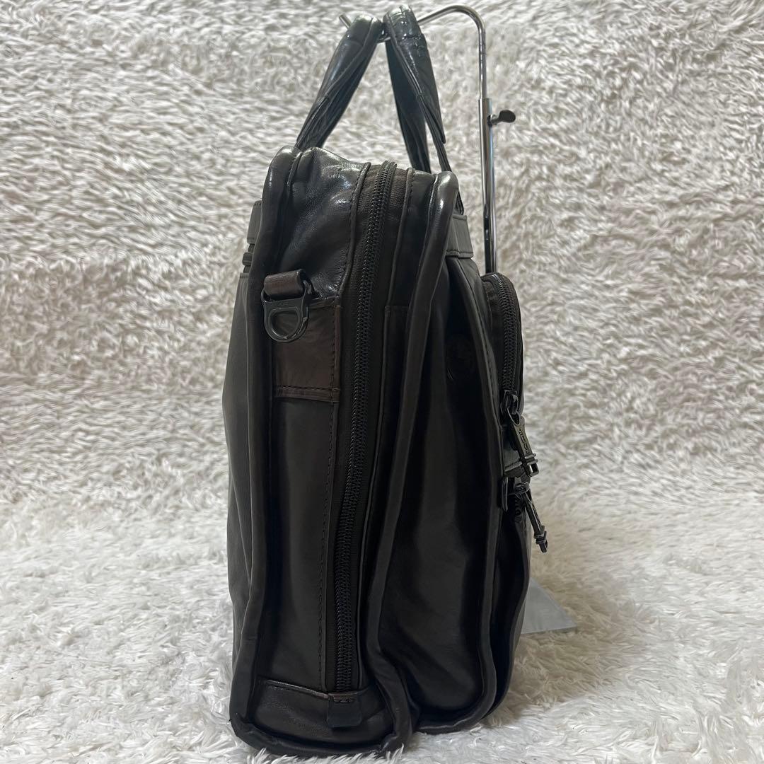 ✨希少✨TUMI 2way ビジネスバッグ オールレザー A4可 茶