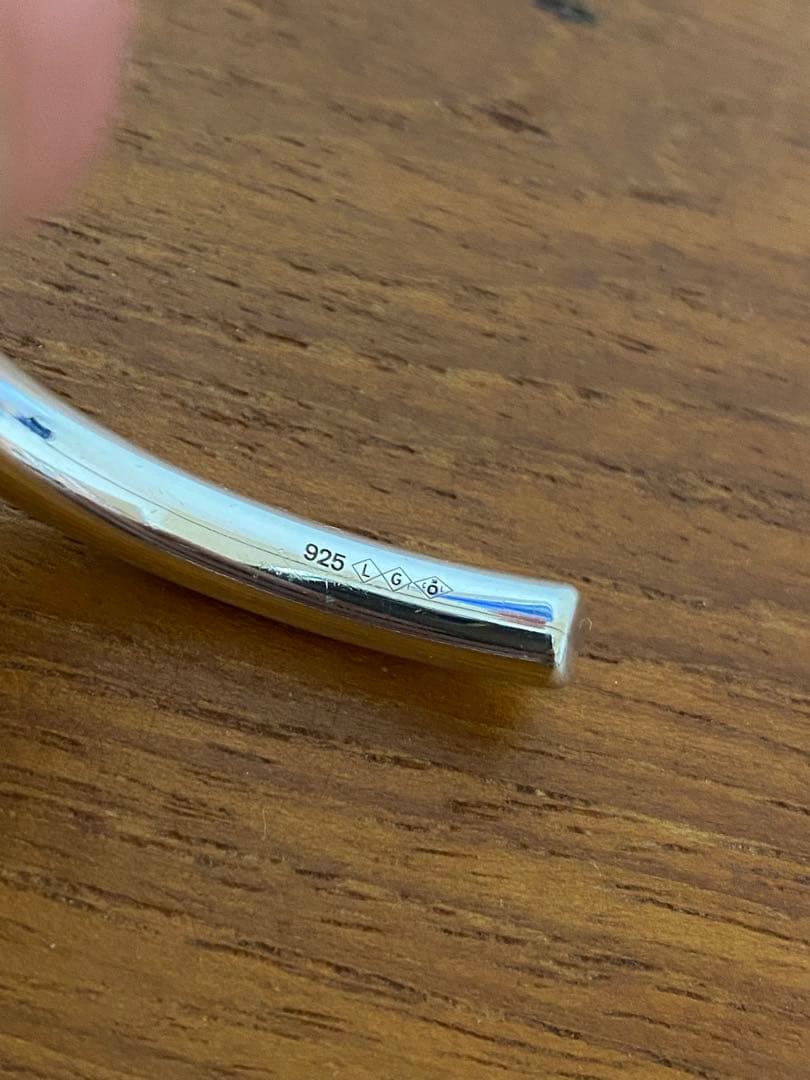 le gramme 31g 初期型　ポリッシュ　バングル　ブレスレット