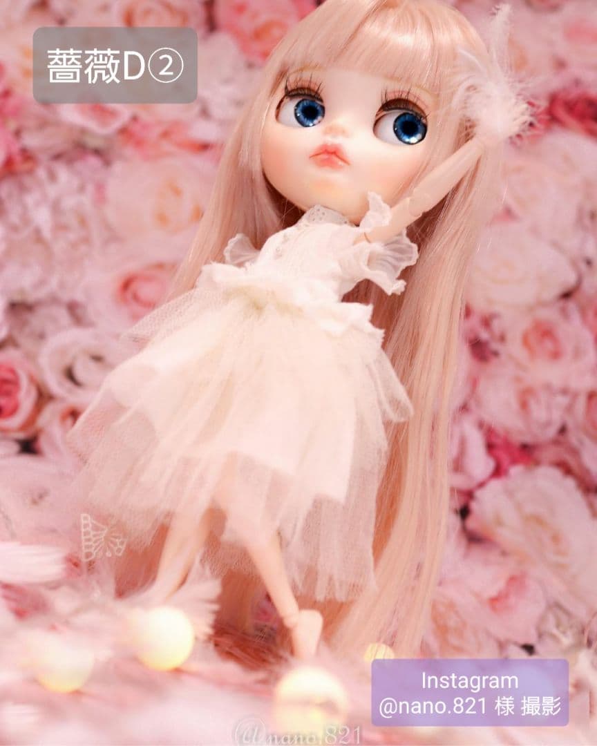 背景布【薔薇I】ローズ サンプル ドール、トリミング、ペット撮影用