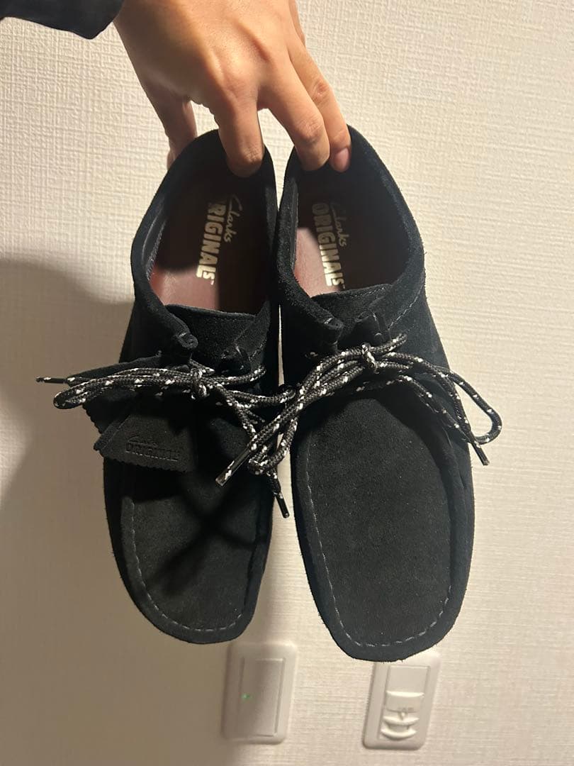 【3回着用】CLARKS WALLABEE gtx 27 UK9