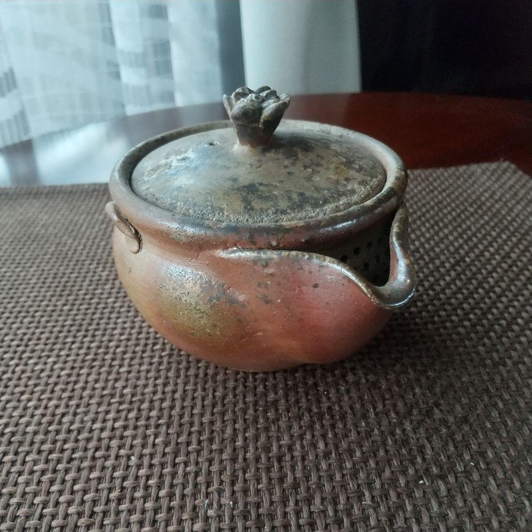 備前焼　宝瓶　難波正雄 木箱付き