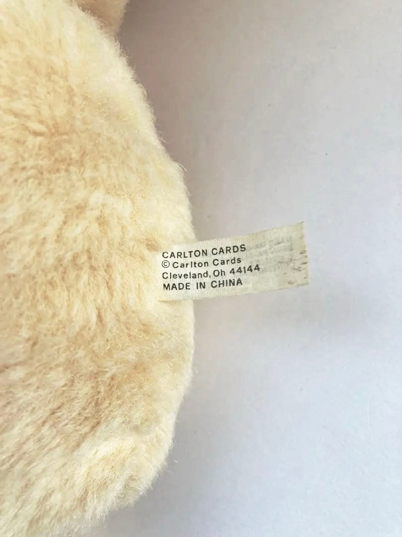 Carlton Cards ヴィンテージ 熊 クマ ぬいぐるみ レトロ 入手困難