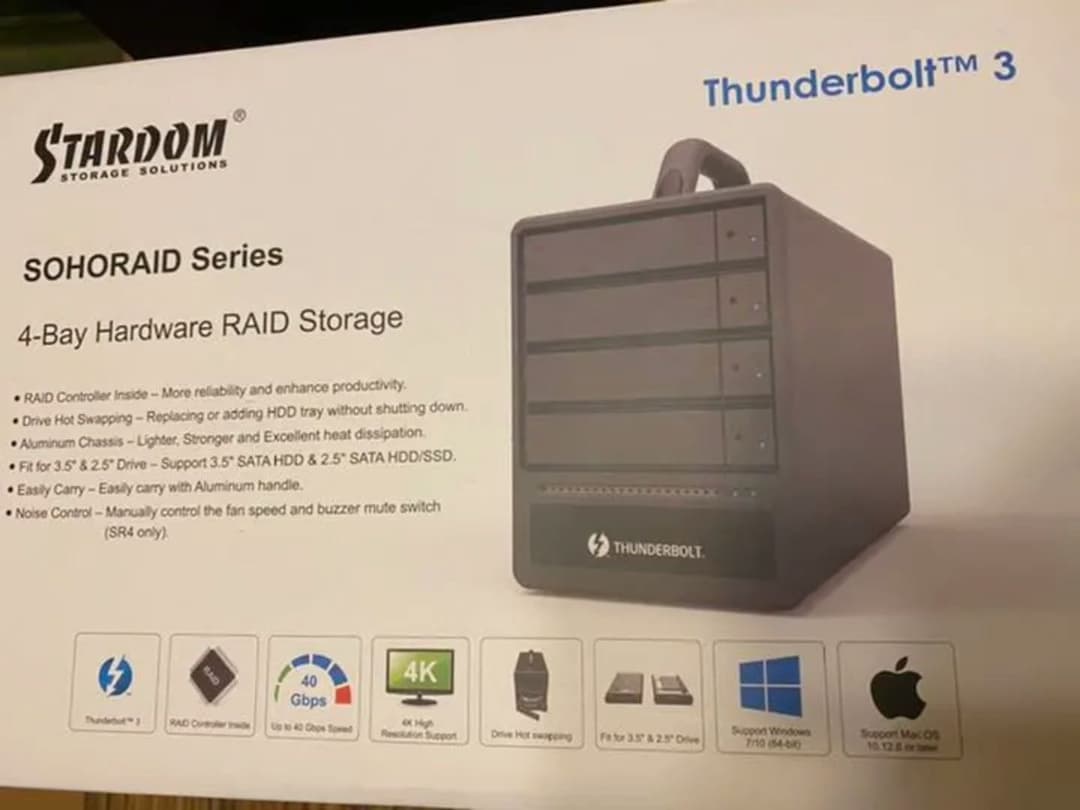 STARDOM ST4-TB3-B 外付けHDDケース