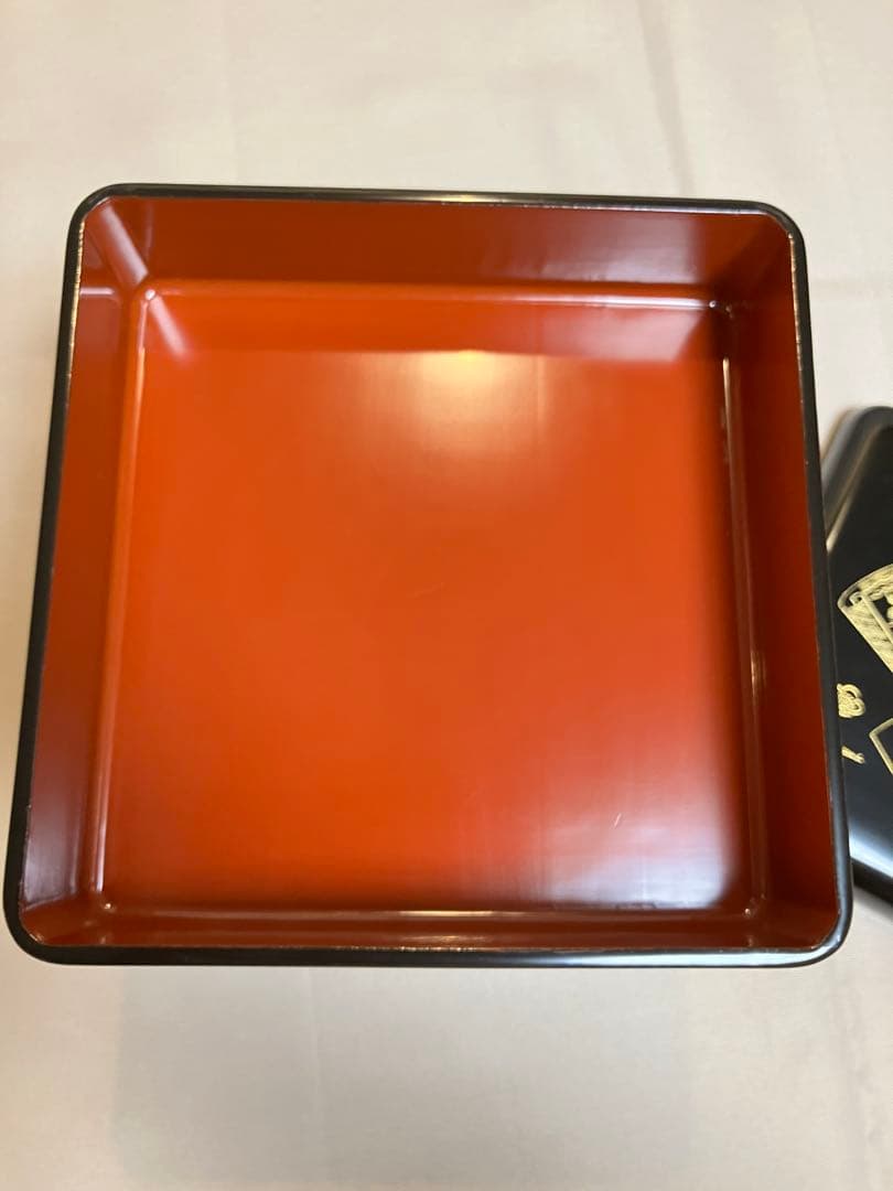 お重箱　三段　漆器　70年以上前の物　　伝統工芸