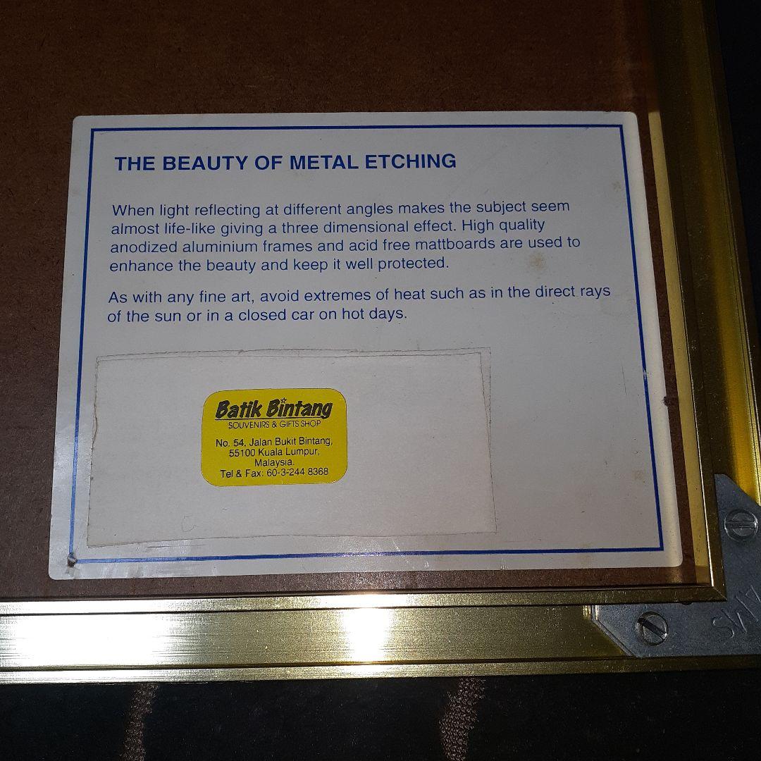 メタルエッチング クアラルンプール 絵画