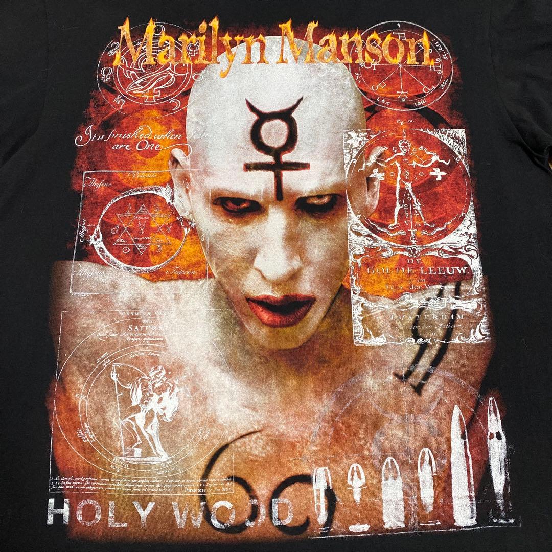人気】『Marilyn Manson』×HOLY WOOD バンドTシャツ - メルカリ