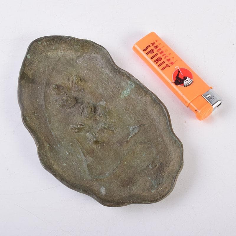 十三世 金谷五良三郎作 青銅瑞鶴巣籠灰皿 共箱 C R8959 - メルカリ