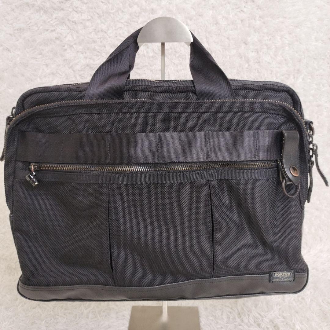 PORTER ポーター HEAT 2WAY BRIEFCASE ブラック ヒート
