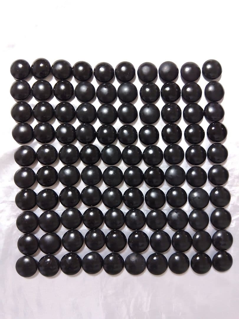 【希少】本那智黒　本蛤白　月　37号　碁盤碁石　那智黒　蛤　囲碁