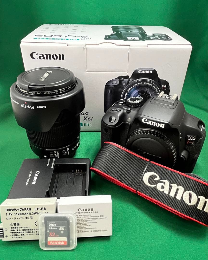 ☆美良品☆ CANON EOS Kiss X6i セット （レンズ少々難あり）