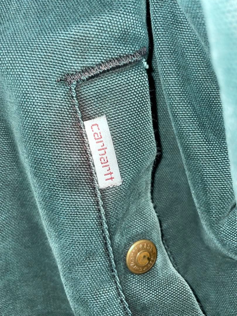 【一点物クラス】Carhartt ダックジャケット ダークグリーン XL