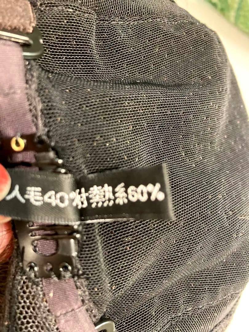 ☆マリブウィッグ☆耐熱人毛MIX☆ショートフルウィッグ ☆ブラウン 耐熱手植え☆