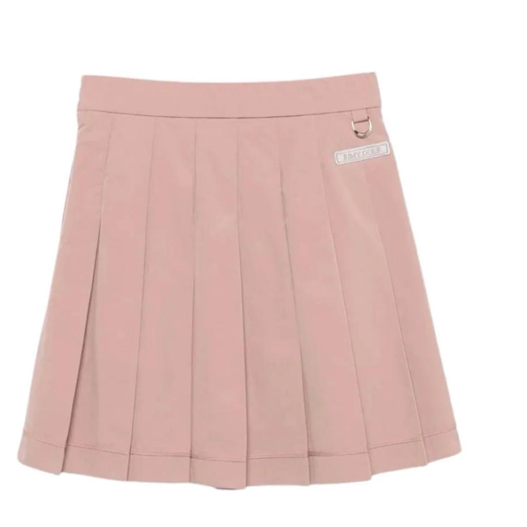 エイミー ゴルフウェア ロゴラップスカートピンクゴルフスカート eimy