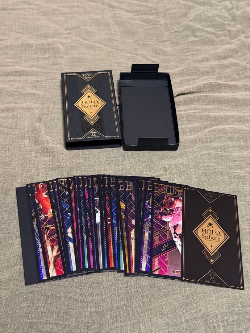 HOLO-SPHERE 箔押しタロットカード 大アルカナ22枚セット 開封済み