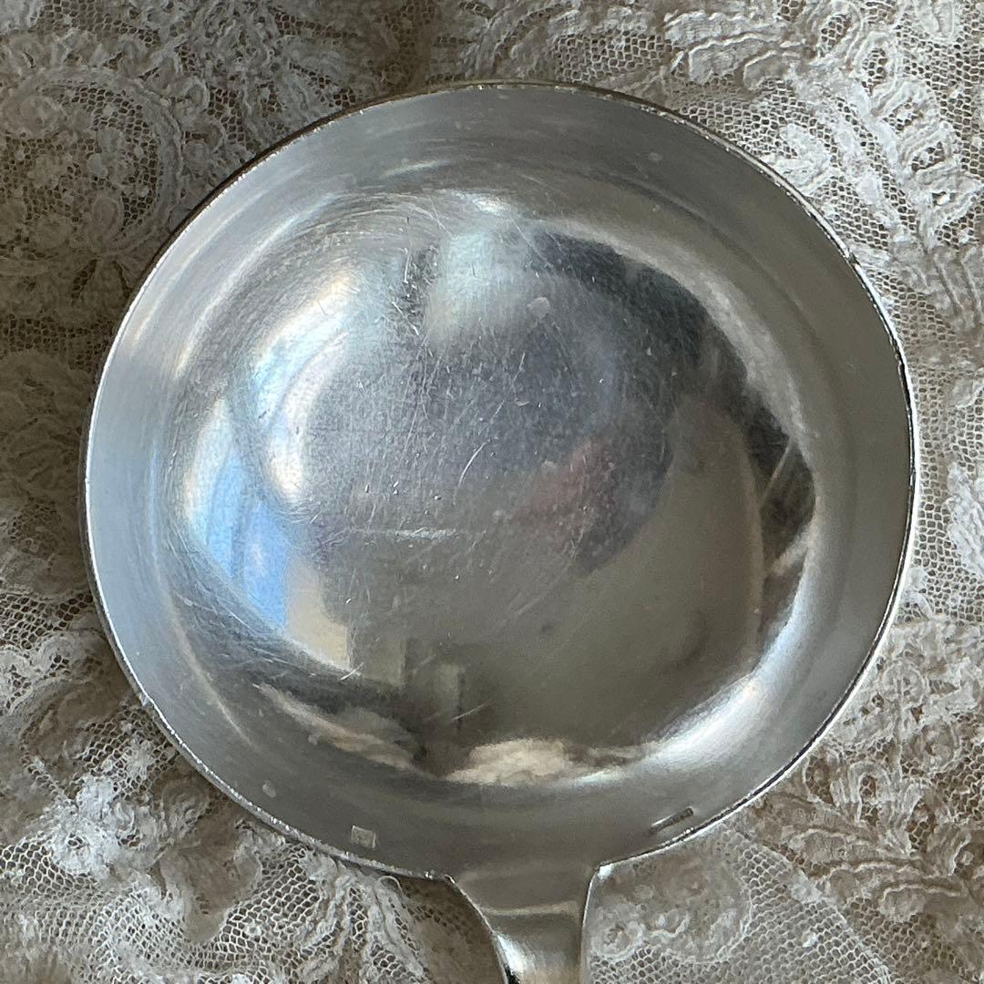 フランスアンティーク すずらん ERCUIS レードル（大）イニシャル