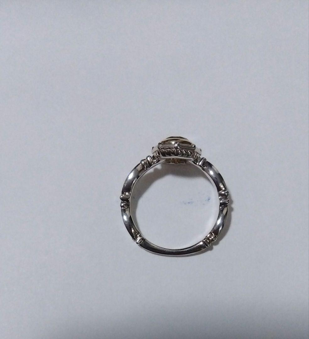 ク*ラ様 agateアガット K10シルバーラブラドライト／クォーツリング