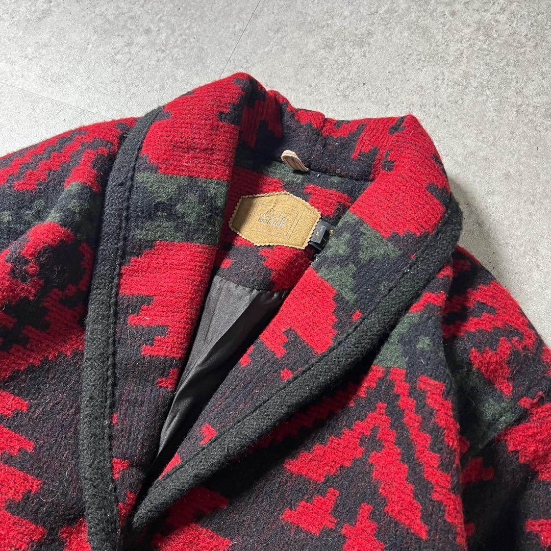 80s ウールリッチ ネイティブ柄 ウールジャケット L USA製