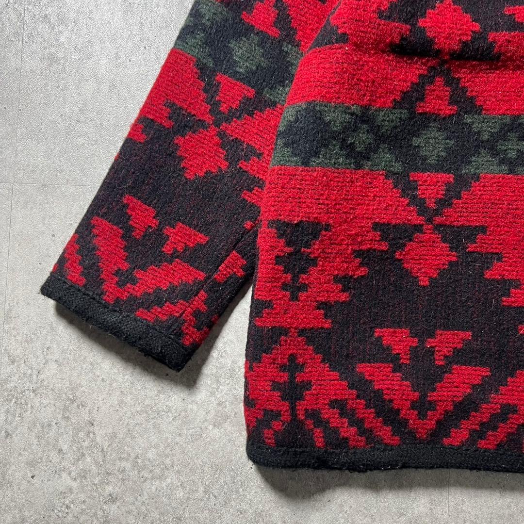 80s ウールリッチ ネイティブ柄 ウールジャケット L USA製