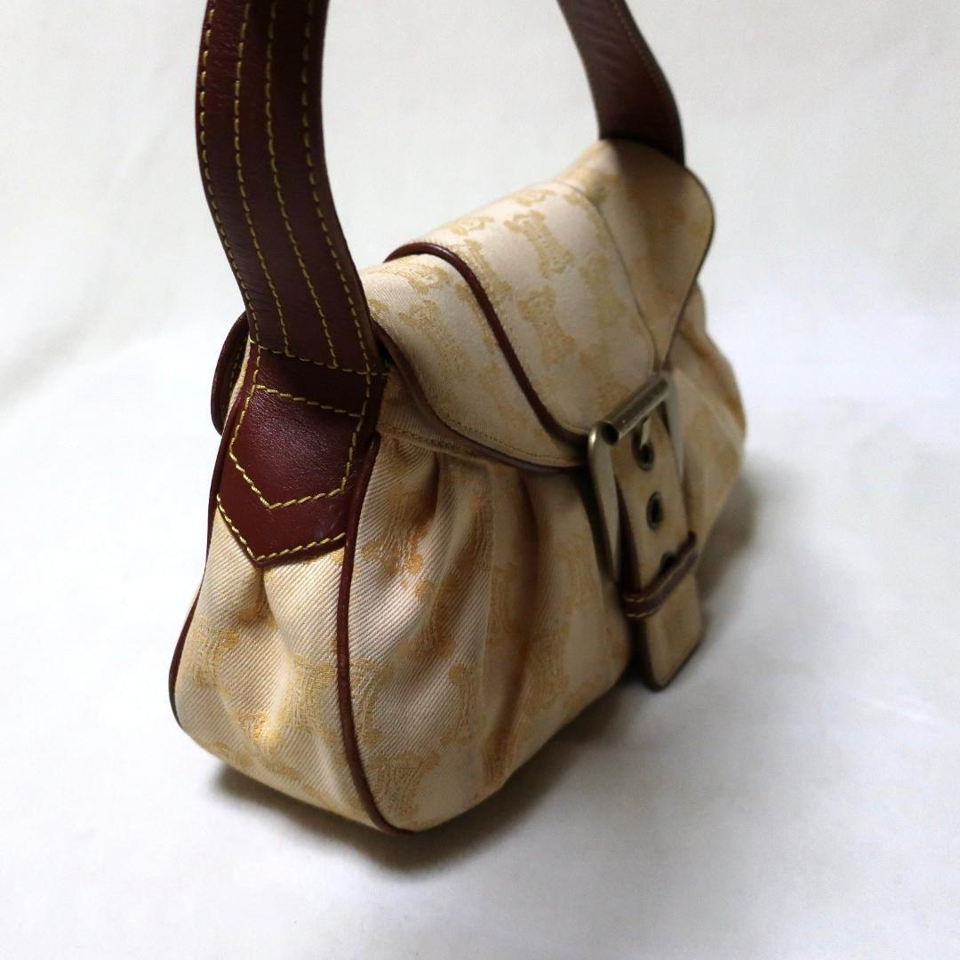 【CELINE】セリーヌ マカダム柄 セミショルダーバッグ ヴィンテージ