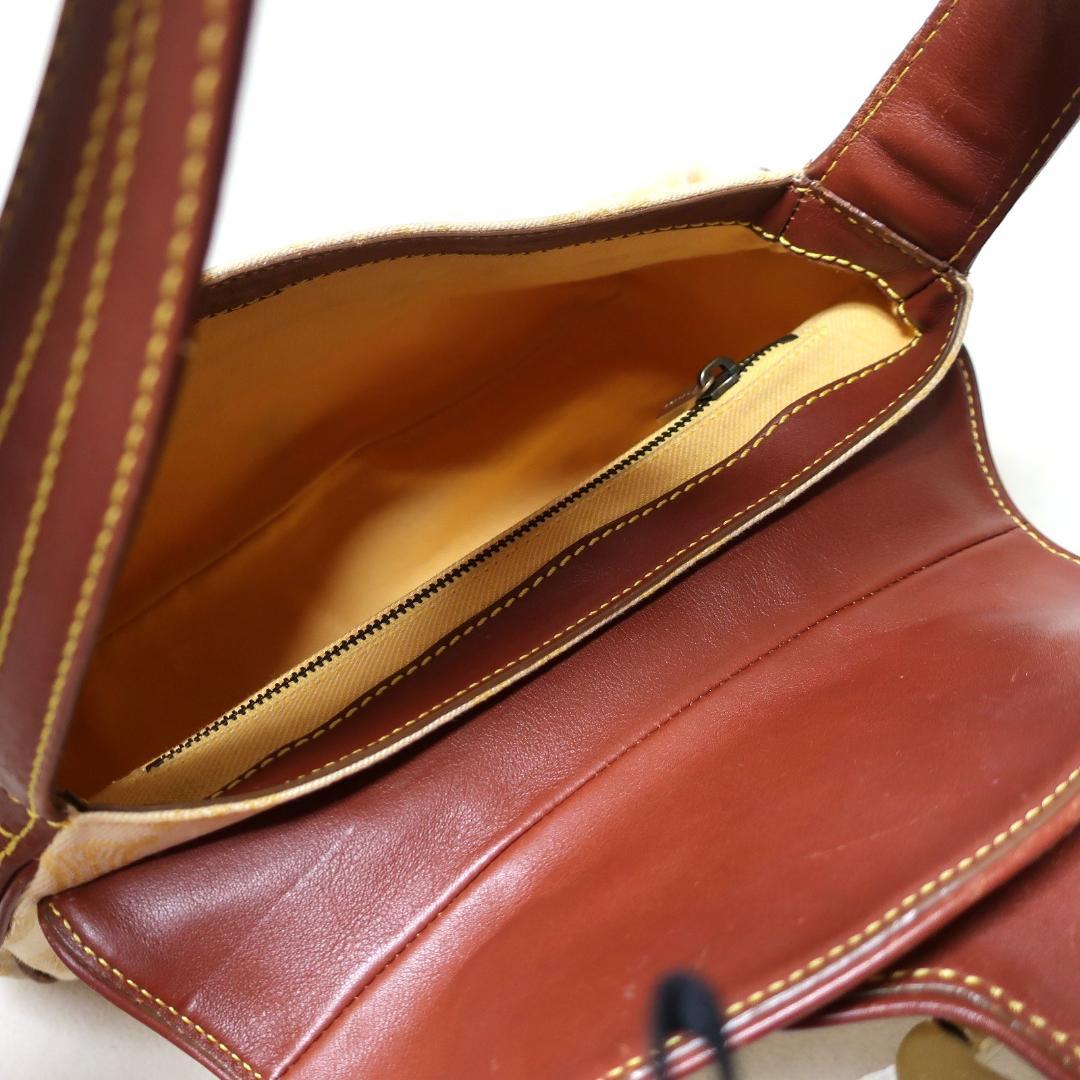 【CELINE】セリーヌ マカダム柄 セミショルダーバッグ ヴィンテージ