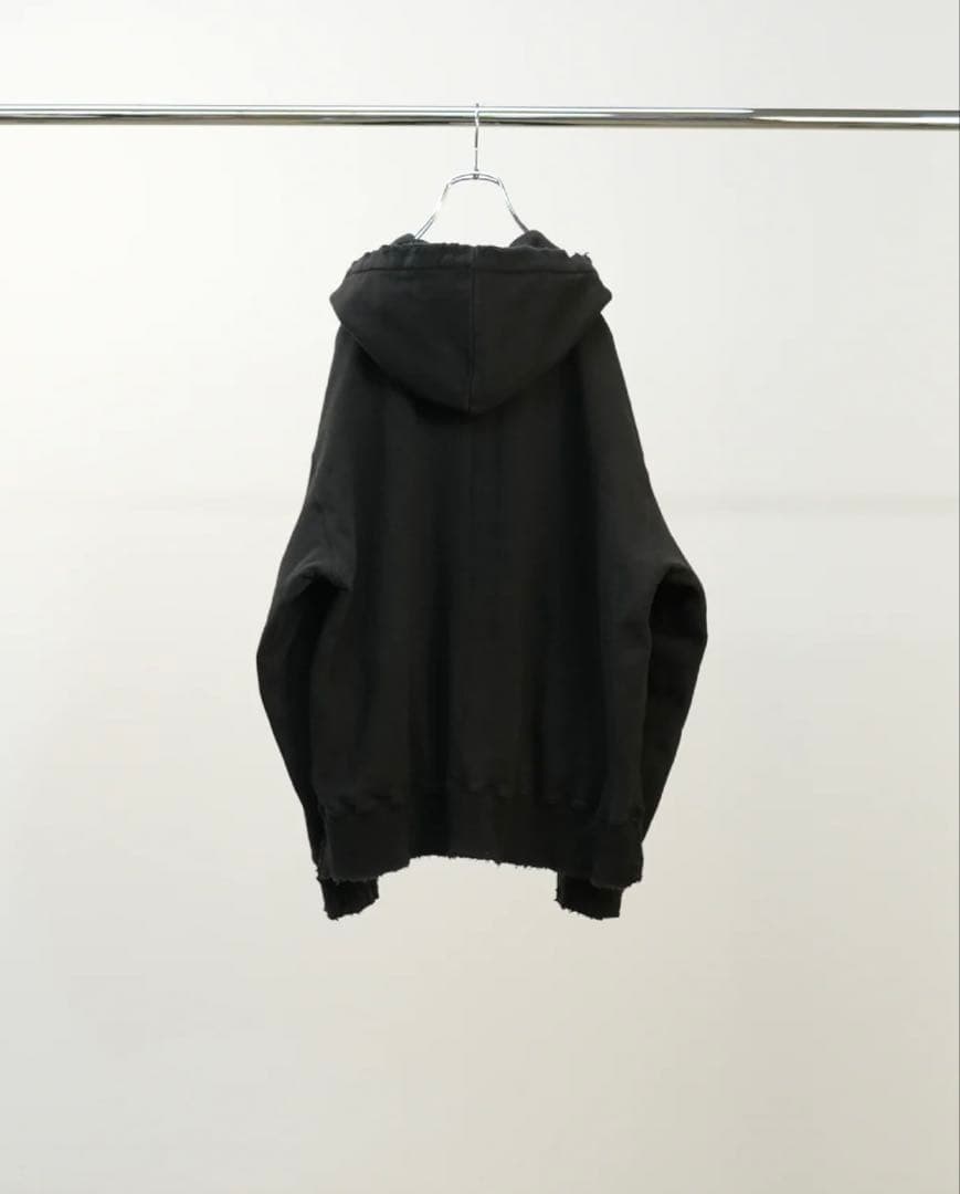 25aw ANCELLM ZIP UP HOODIE BLACK サイズ3