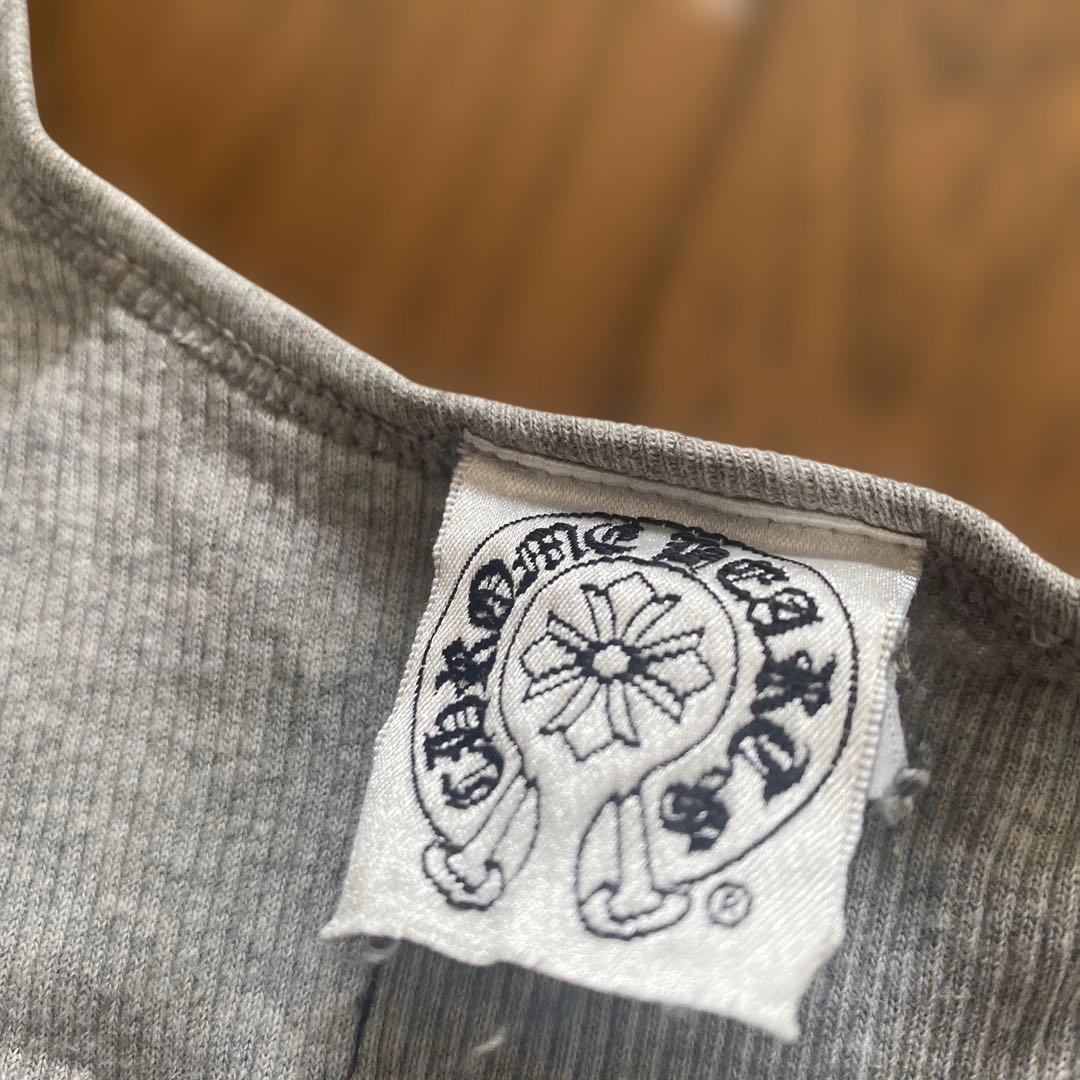 クロムハーツ 激レア　ビンテージ　正規品　蛍光オレンジ×グレー　タンクトップ