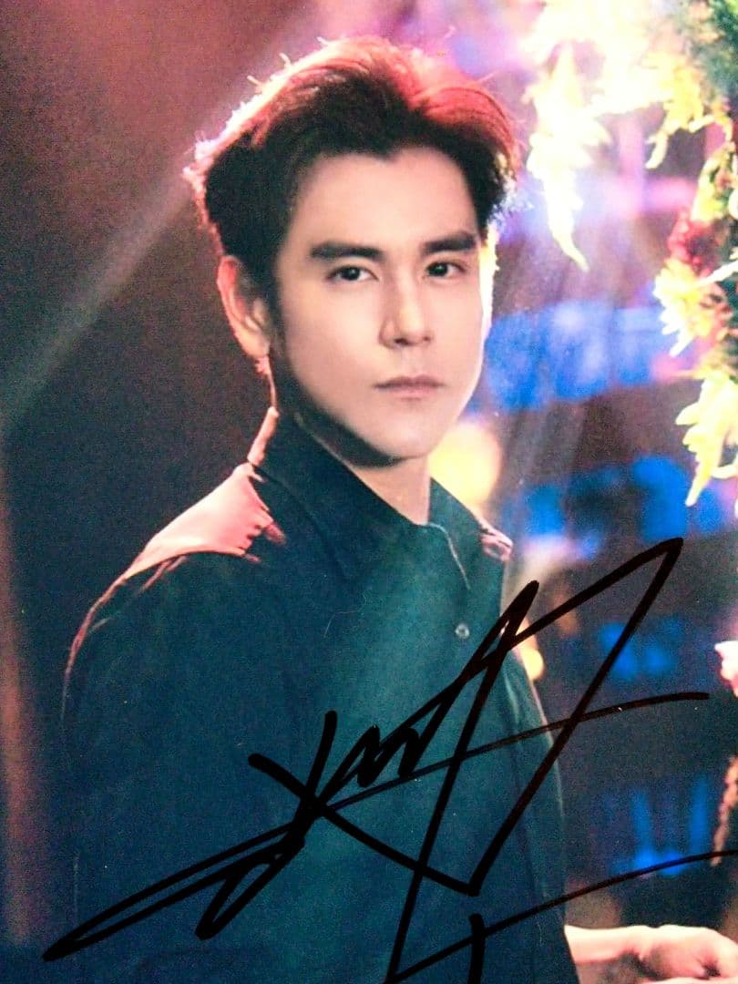 エディ・ポン直筆サイン入り超大型写真…Eddie Peng…疾風スプリンター