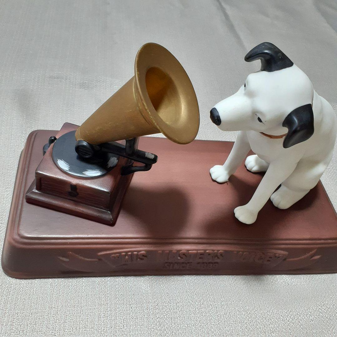 ビクター犬 Victor 置物 ニッパーくん 台座 蓄音機3点セット 昭和