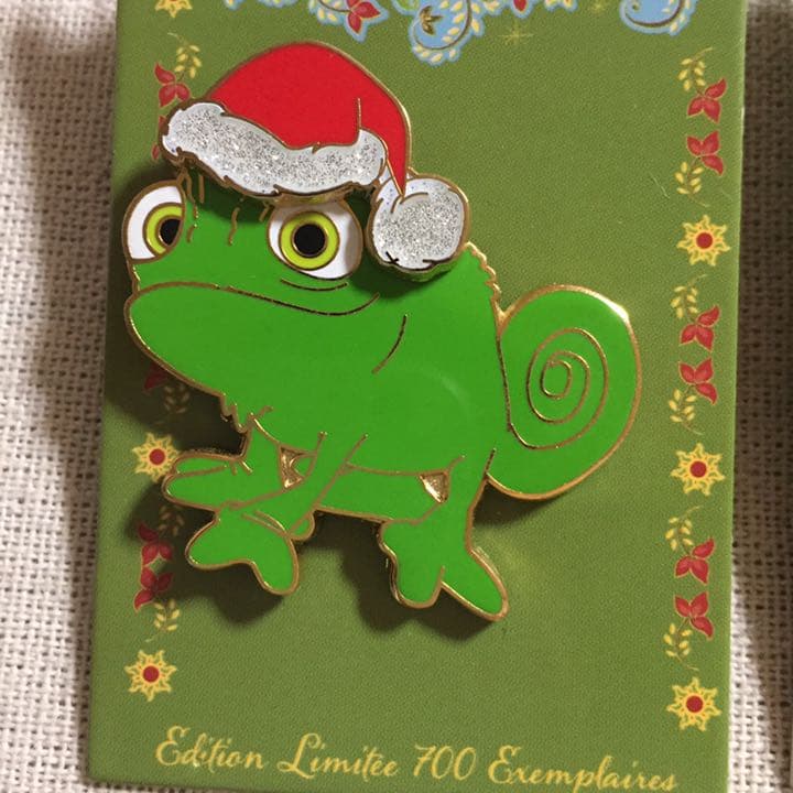 パリディズニー LE700 塔の上のラプンツェル クリスマス ピンバッジ セット