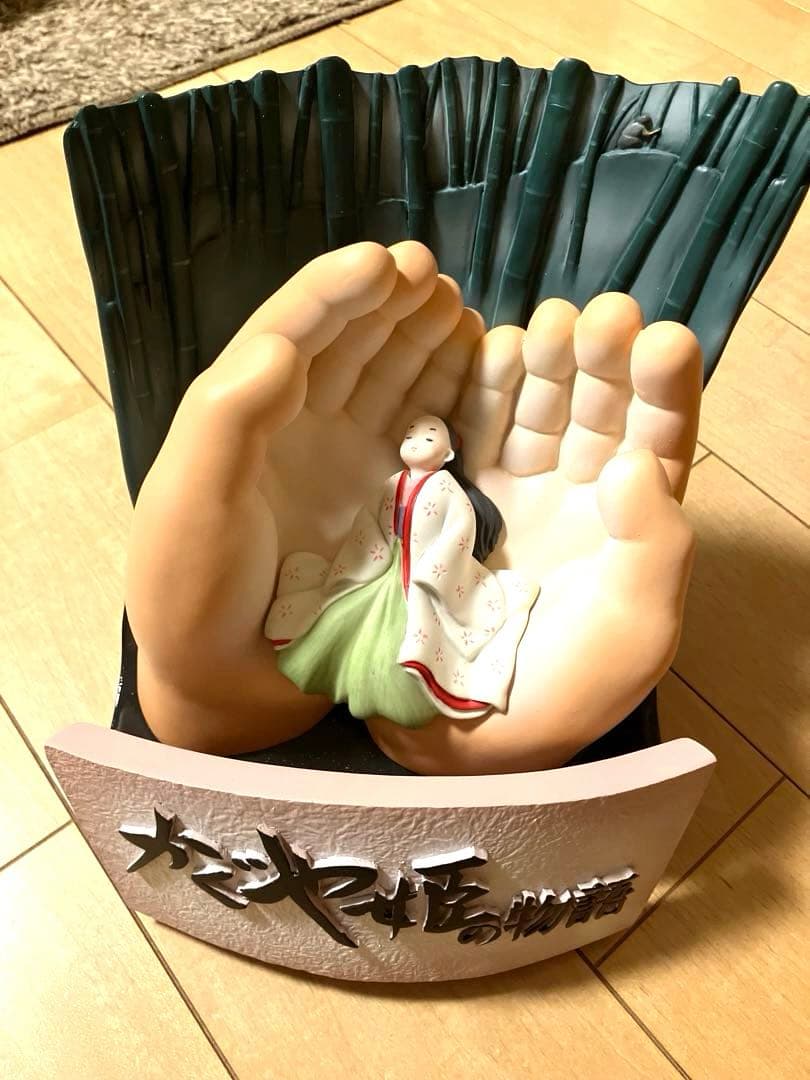 <非売品>スタジオジブリ　かぐや姫の物語　フィギュアオブジェ　高畑勲　宮崎駿