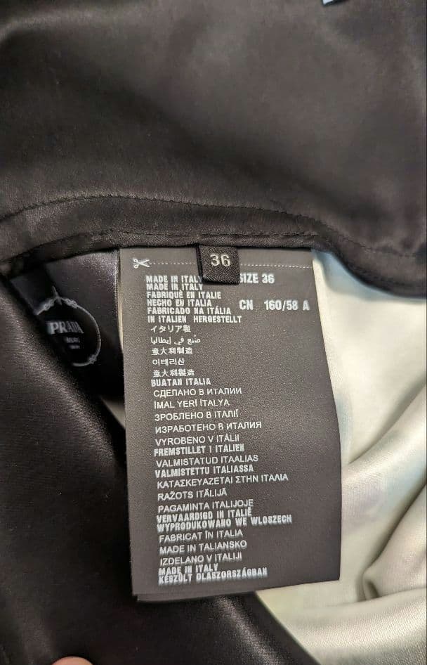 【美品】PRADA プラダ プリントスカート ボックスプリーツ36