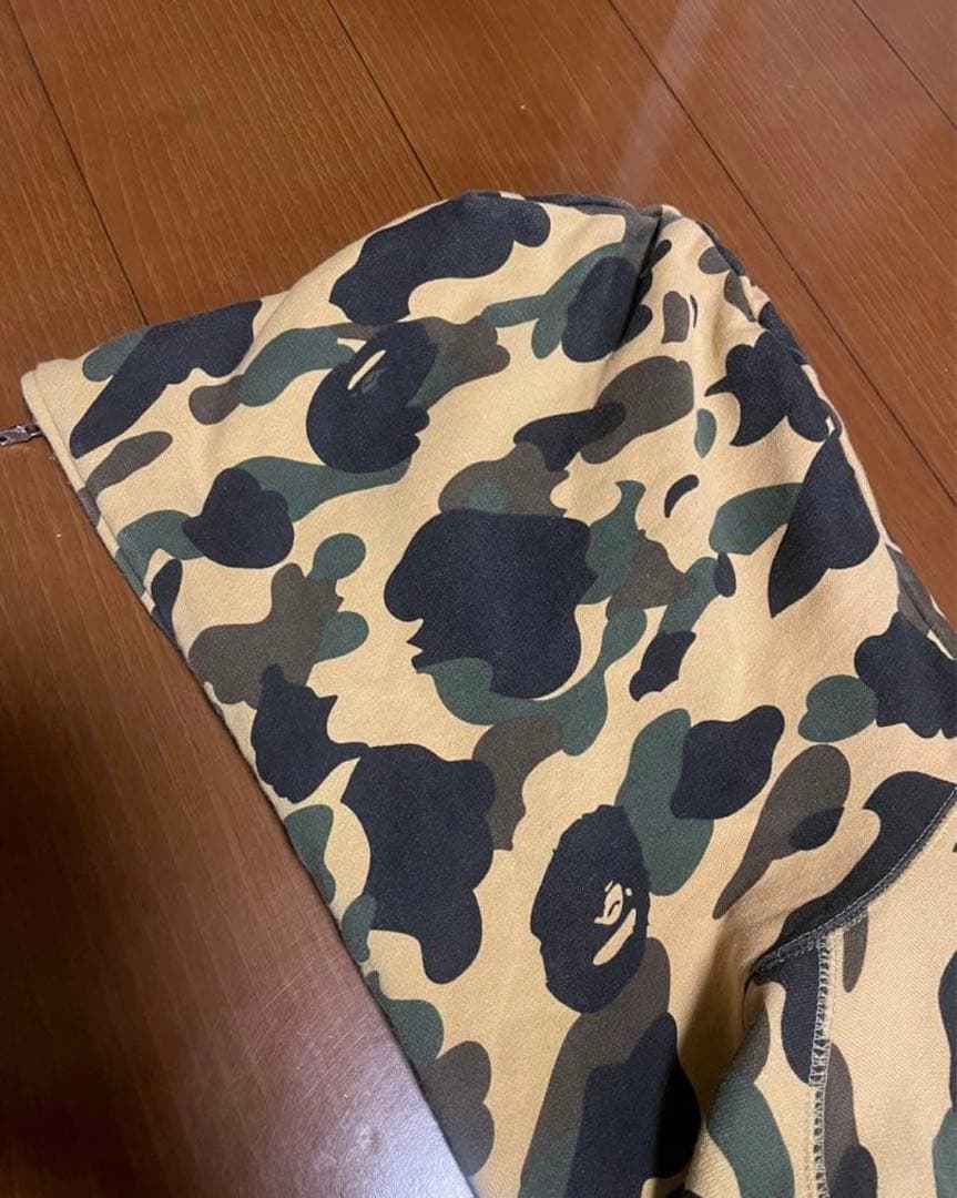 a bathing ape 1st camo zip パーカー