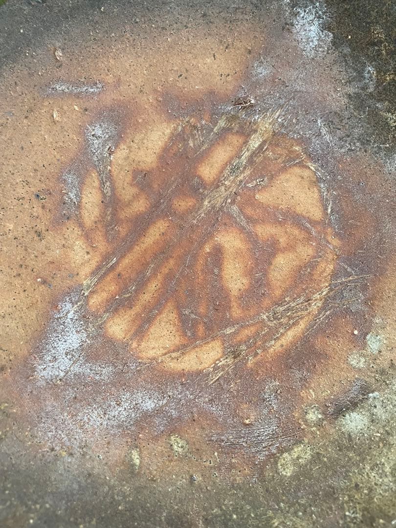 未使用 高級 備前焼 風来 手作り皿 共箱付き 伝統的な日本の