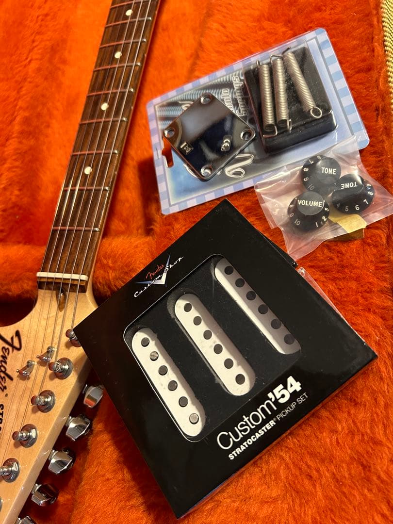 ノーブランドストラトキャスターハードレリック！ハードケース付き！