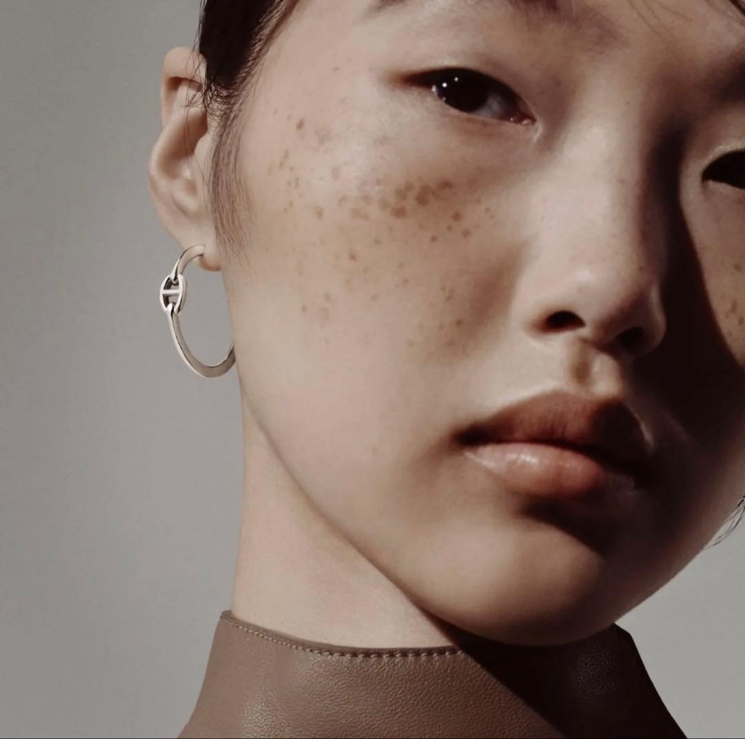 HERMES エルメス シェーヌダンクル ピアス　片耳　メンズ　レディース