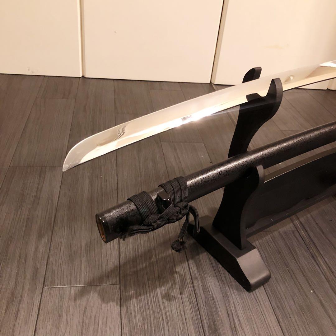 高級模造刀　土佐刀剣　太刀　本研波刃　合金　居合刀