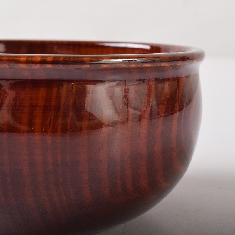 茶道具栄春造溜塗老松蒔絵茶器龍村美術織物謹製仕覆付共箱V7529