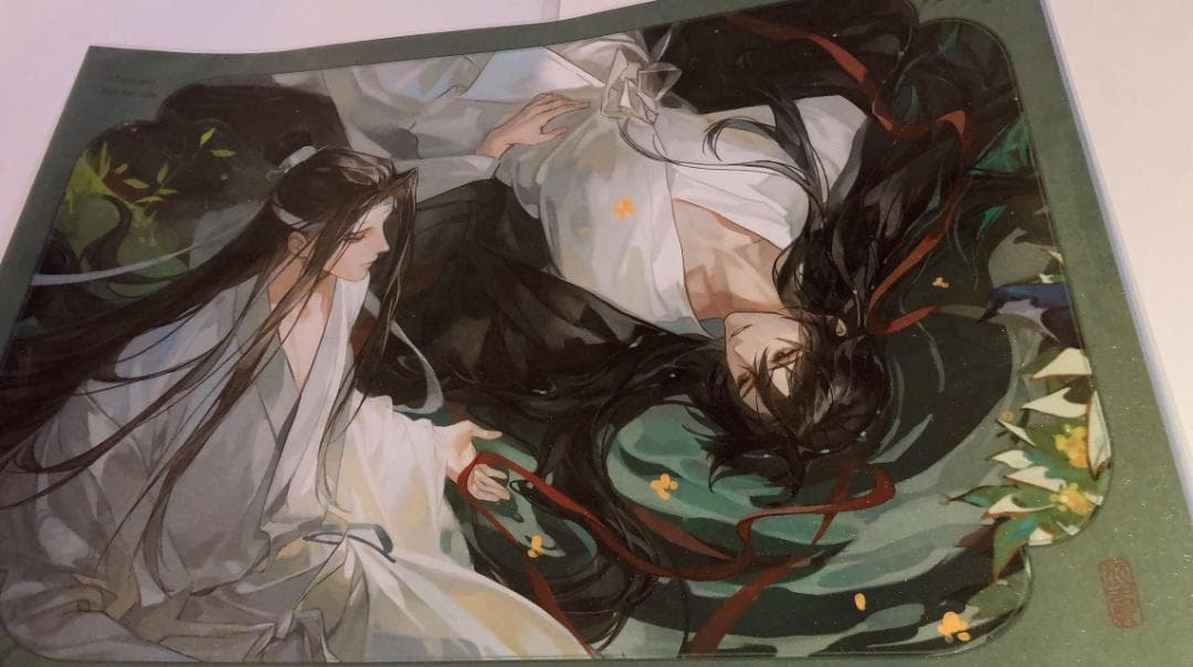 魔道祖師　カフェ　魏無羨　藍忘機　特典　ランチョンマット　全種コンプ　ポスター